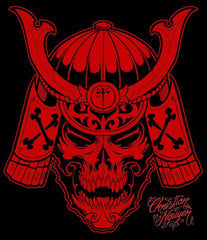 Christian Nguyen Samurai Skull Men's T-Shirt - Lowbrow Art Company