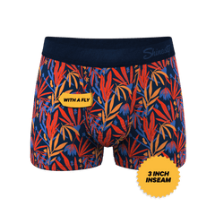 The San Diego Sunrise | Tropical Foliage Ball Hammock® Pouch Trunks Underwear - Shinesty