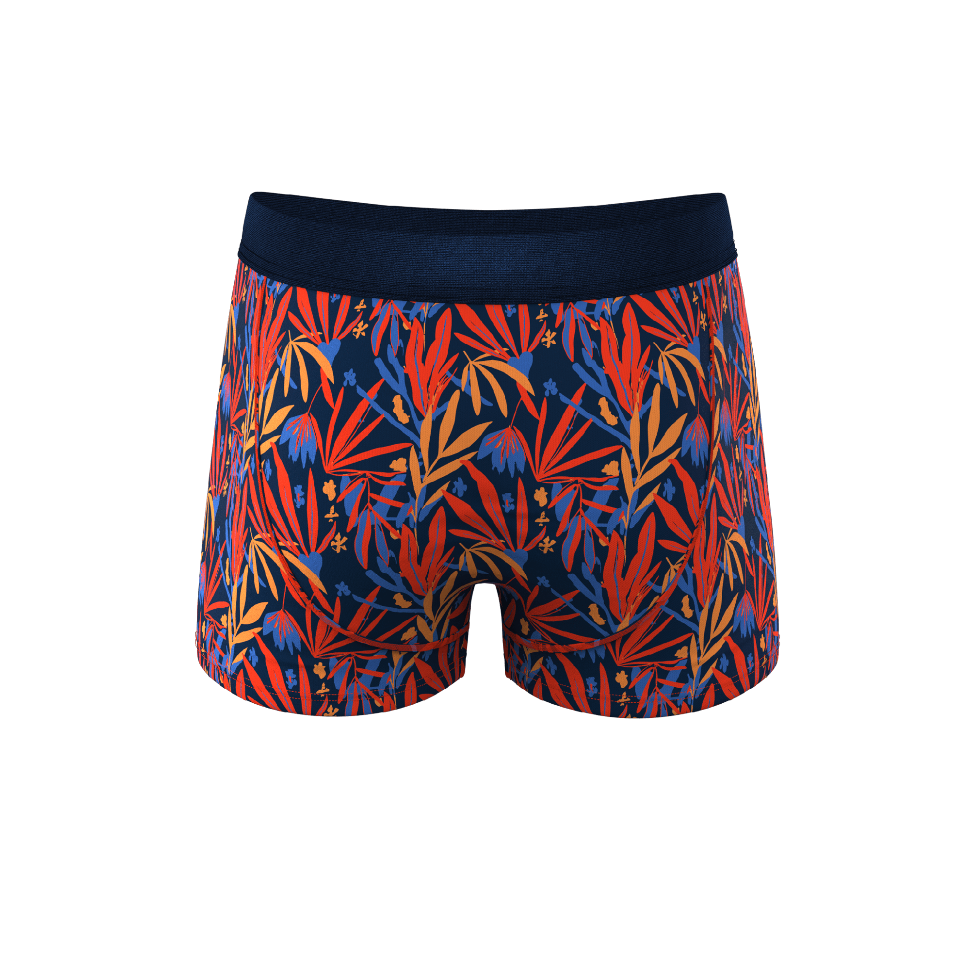 The San Diego Sunrise | Tropical Foliage Ball Hammock® Pouch Trunks Underwear - Shinesty