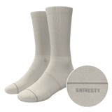 The Sandstorm | Plain Tan Heel Hammock™ Crew Socks - Shinesty - Flyclothing LLC