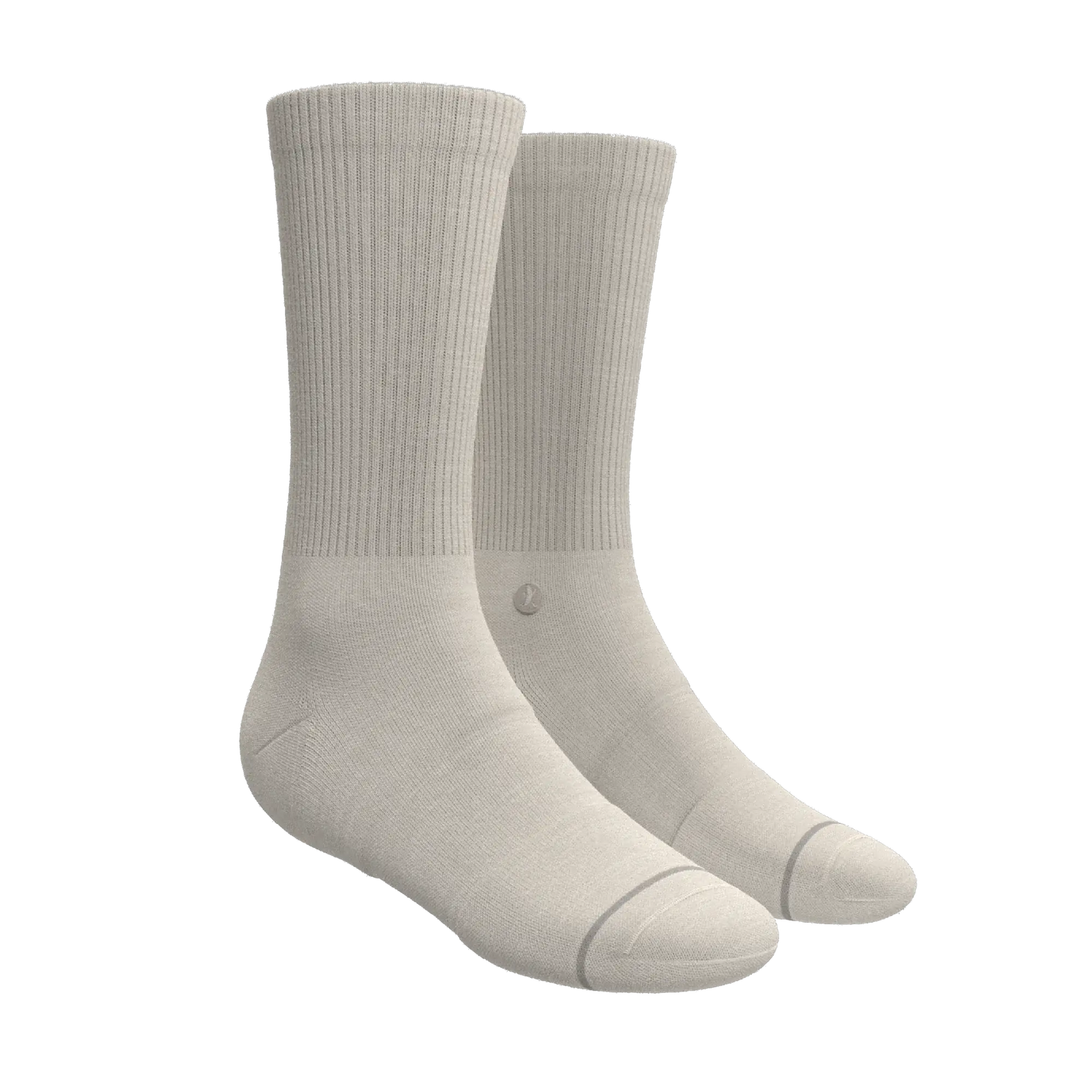 The Sandstorm | Plain Tan Heel Hammock™ Crew Socks - Shinesty - Flyclothing LLC