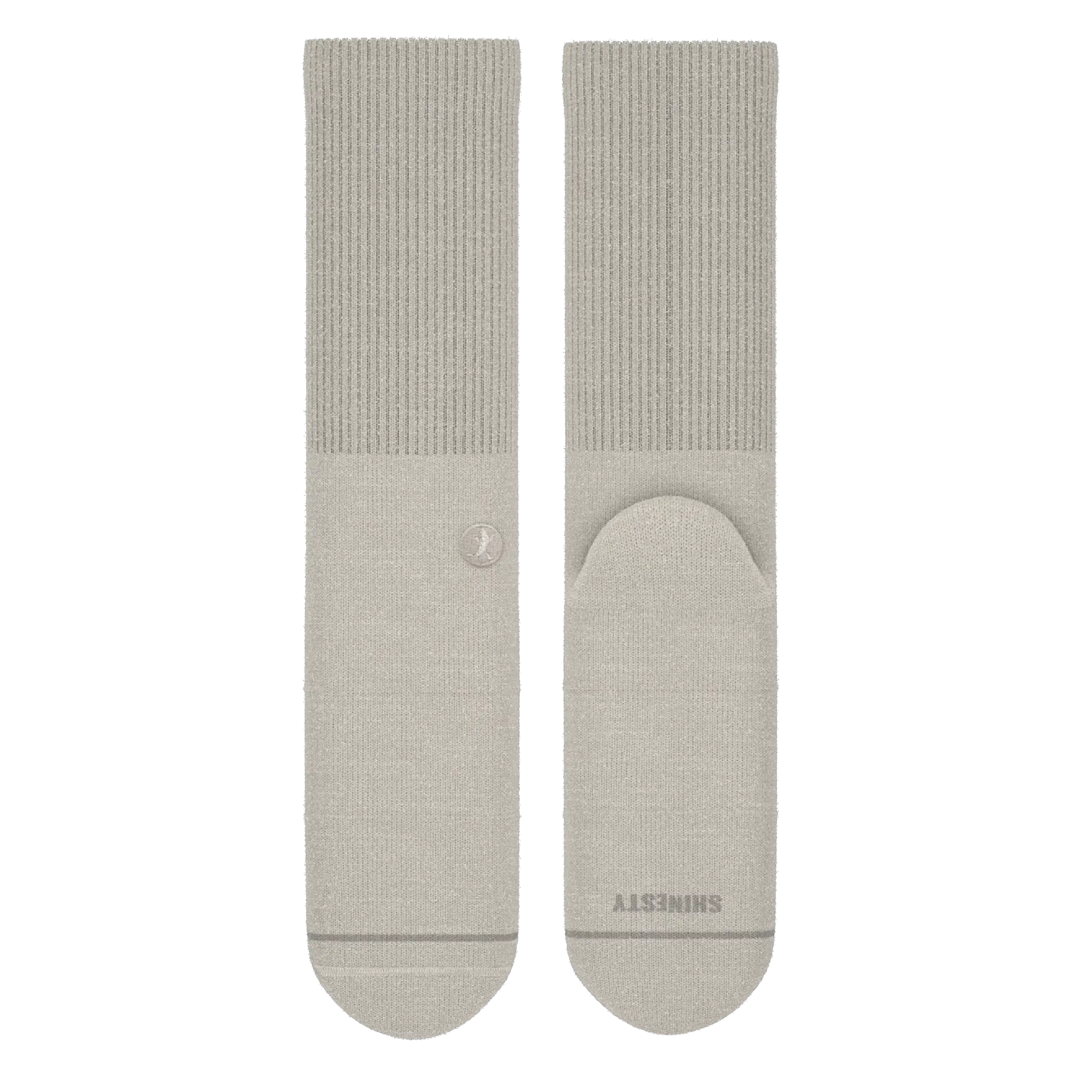The Sandstorm | Plain Tan Heel Hammock™ Crew Socks - Shinesty - Flyclothing LLC