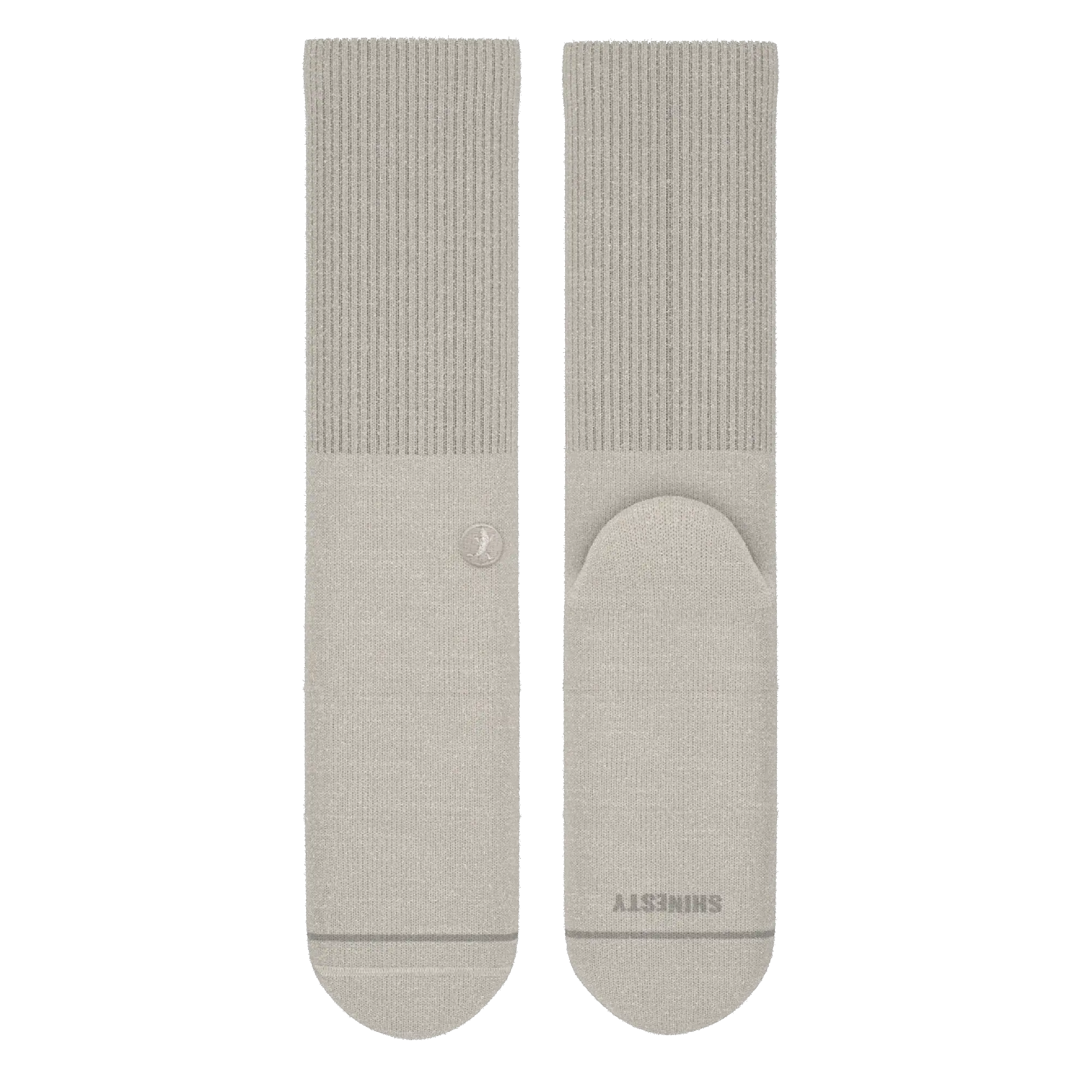 The Sandstorm | Plain Tan Heel Hammock™ Crew Socks - Shinesty - Flyclothing LLC