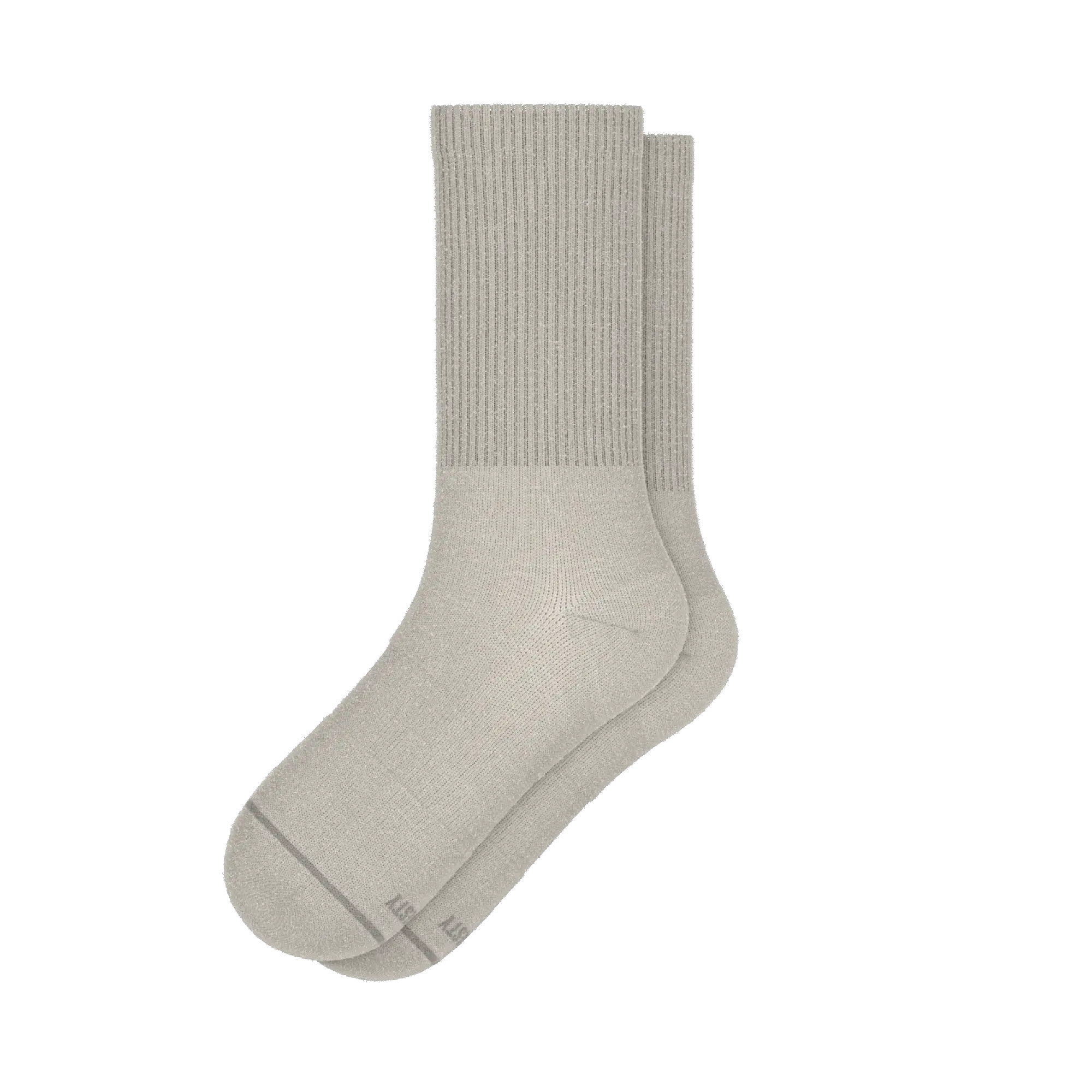 The Sandstorm | Plain Tan Heel Hammock™ Crew Socks - Shinesty - Flyclothing LLC