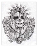 Black Market Art Company Santa Muerte Print