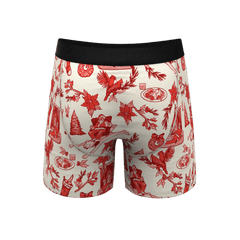 The Santa Slays | Christmas Toile Ball Hammock® Pouch Underwear - Shinesty