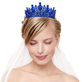 Teardrop Marquise Stone Accented Crown Tiara - Madeline Love - Flyclothing LLC