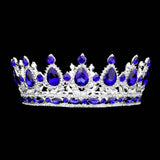 Teardrop Stone Accented Crown Tiara - Madeline Love - Flyclothing LLC