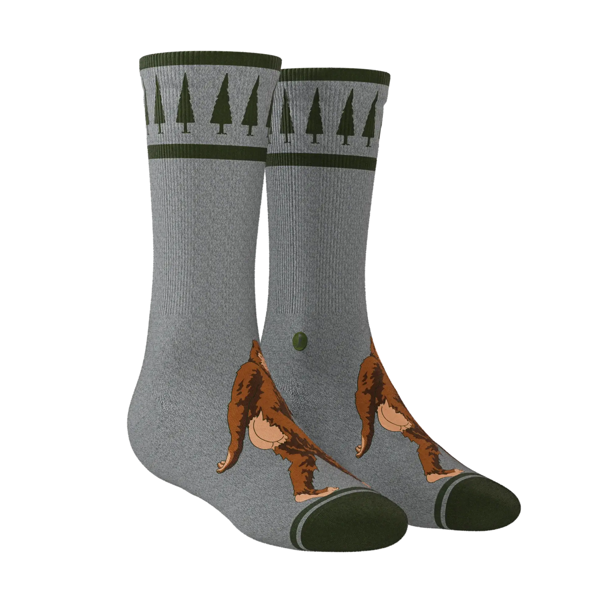The Sassquatch | Bigfoot Heel Hammock™ Crew Socks - Shinesty - Flyclothing LLC