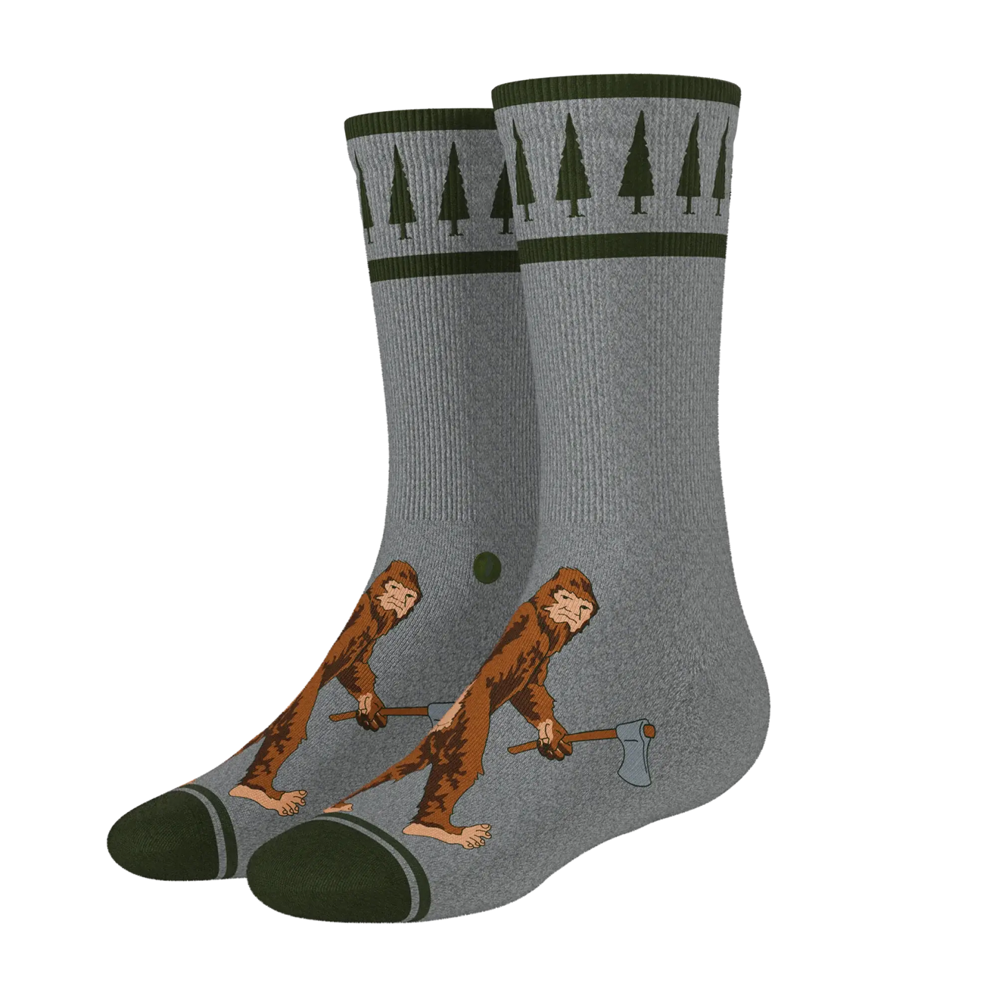 The Sassquatch | Bigfoot Heel Hammock™ Crew Socks - Shinesty - Flyclothing LLC
