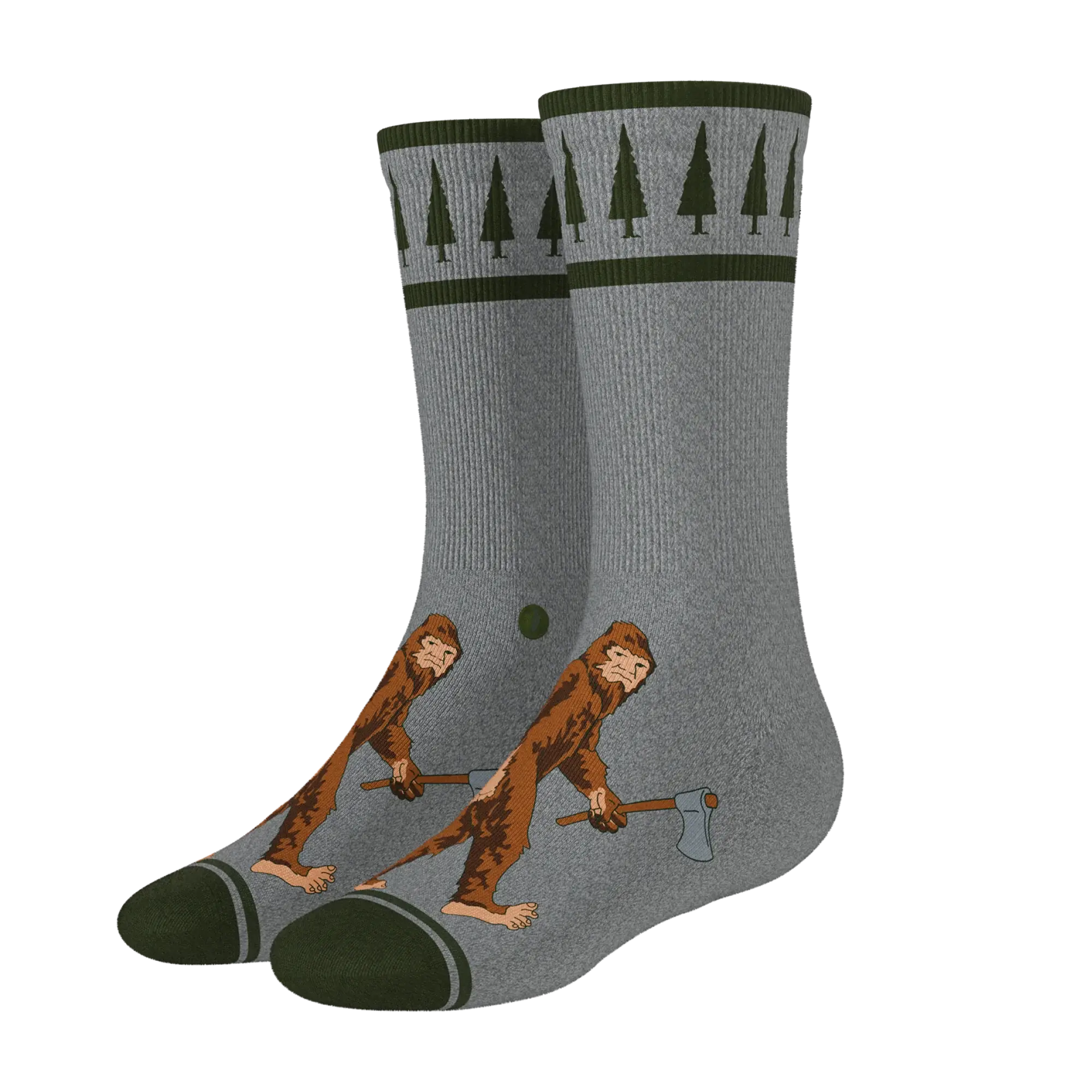 The Sassquatch | Bigfoot Heel Hammock™ Crew Socks - Shinesty - Flyclothing LLC