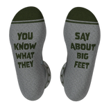 The Sassquatch | Bigfoot Heel Hammock™ Crew Socks - Shinesty - Flyclothing LLC