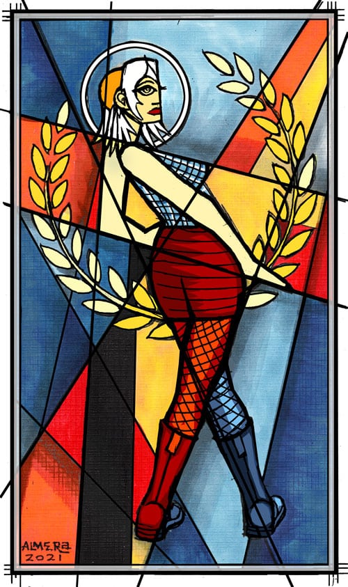 Black Market Art Company Sassy Byrd Print