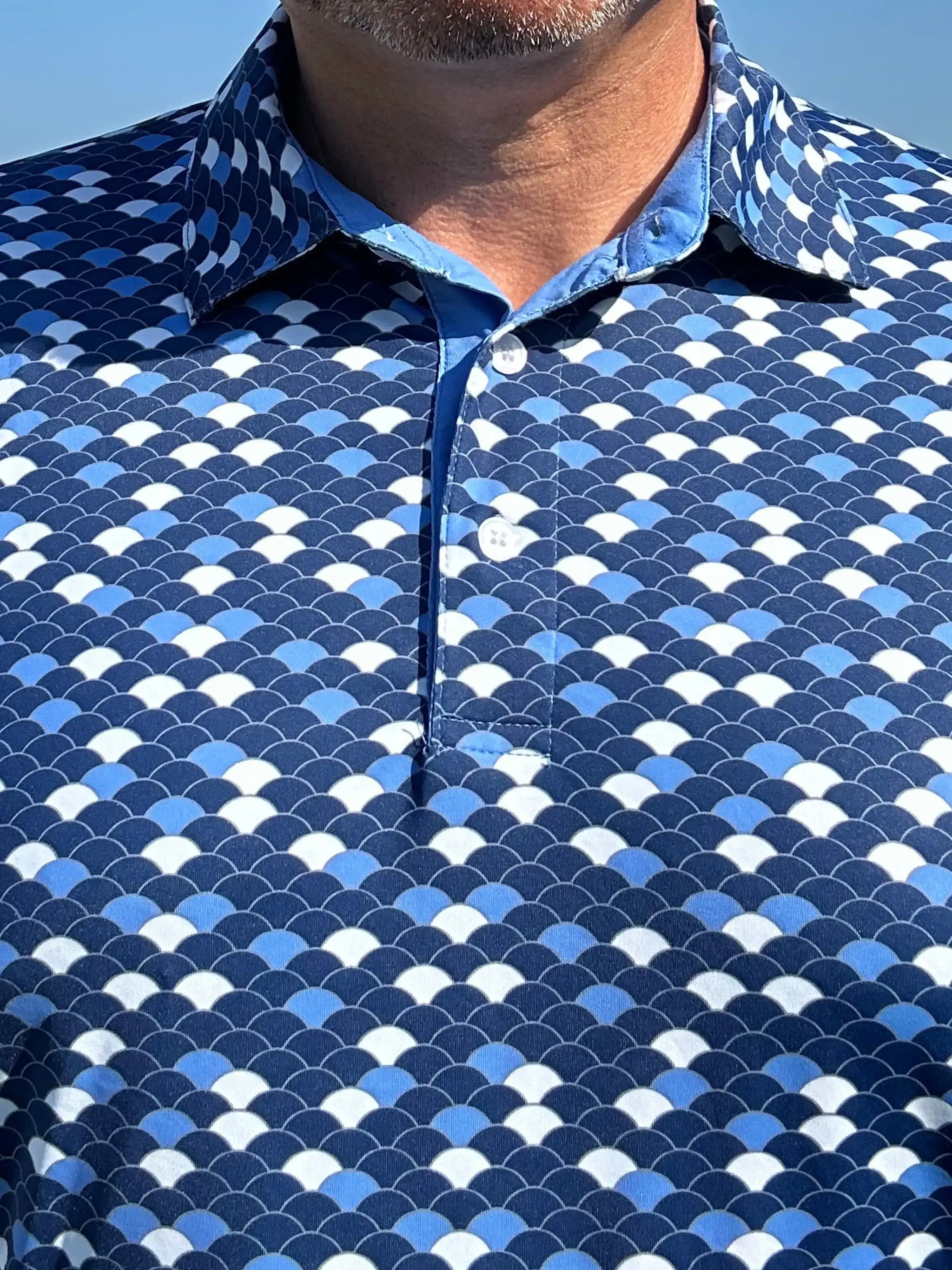 Scales Polo - White Water Life - Flyclothing LLC