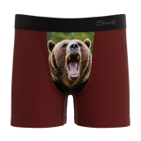 The Scare Bear | Grizzly Bear Boy's Boxer Briefs - Shinesty - Flyclothing LLC