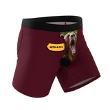 The Scare Bear | Grizzly Bear Ball Hammock® Pouch Underwear With Fly - Shinesty - Flyclothing LLC