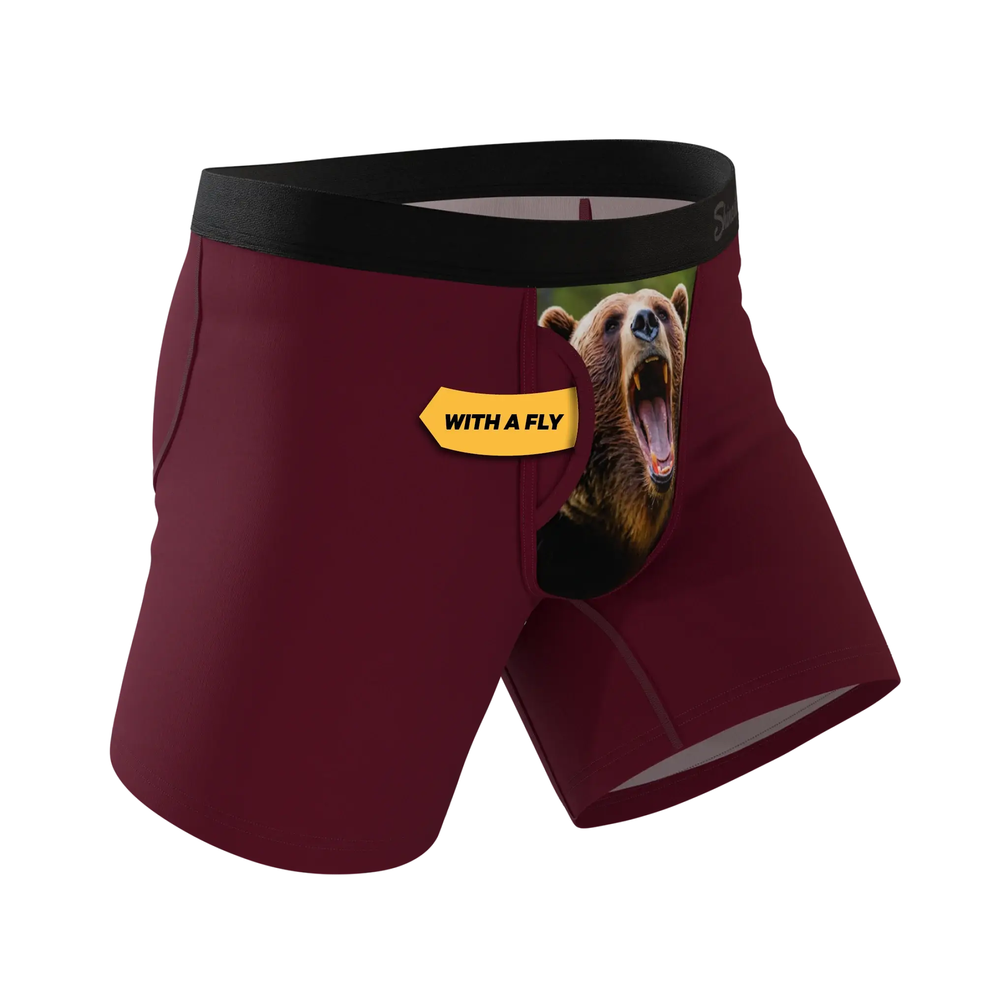 The Scare Bear | Grizzly Bear Ball Hammock® Pouch Underwear With Fly - Shinesty - Flyclothing LLC
