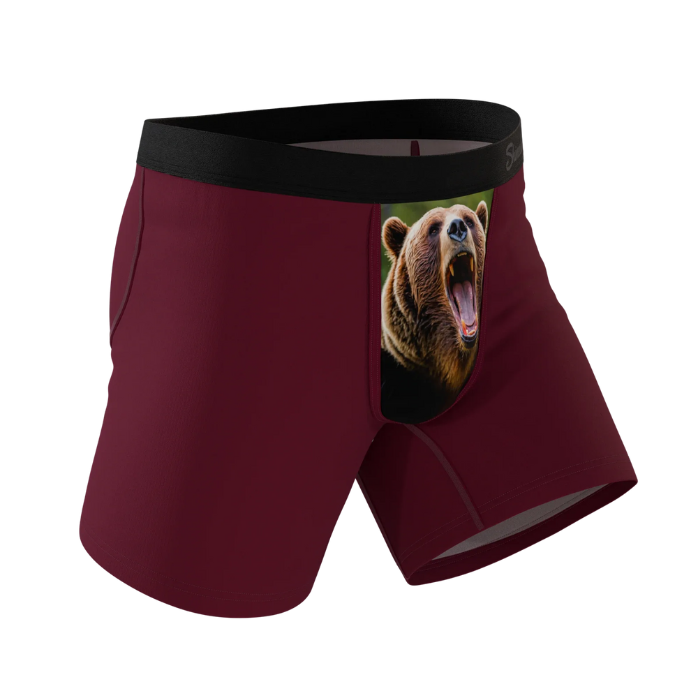 The Scare Bear | Grizzly Bear Ball Hammock® Pouch Underwear - Shinesty - Flyclothing LLC