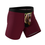 The Scare Bear | Grizzly Bear Ball Hammock® Pouch Underwear - Shinesty - Flyclothing LLC