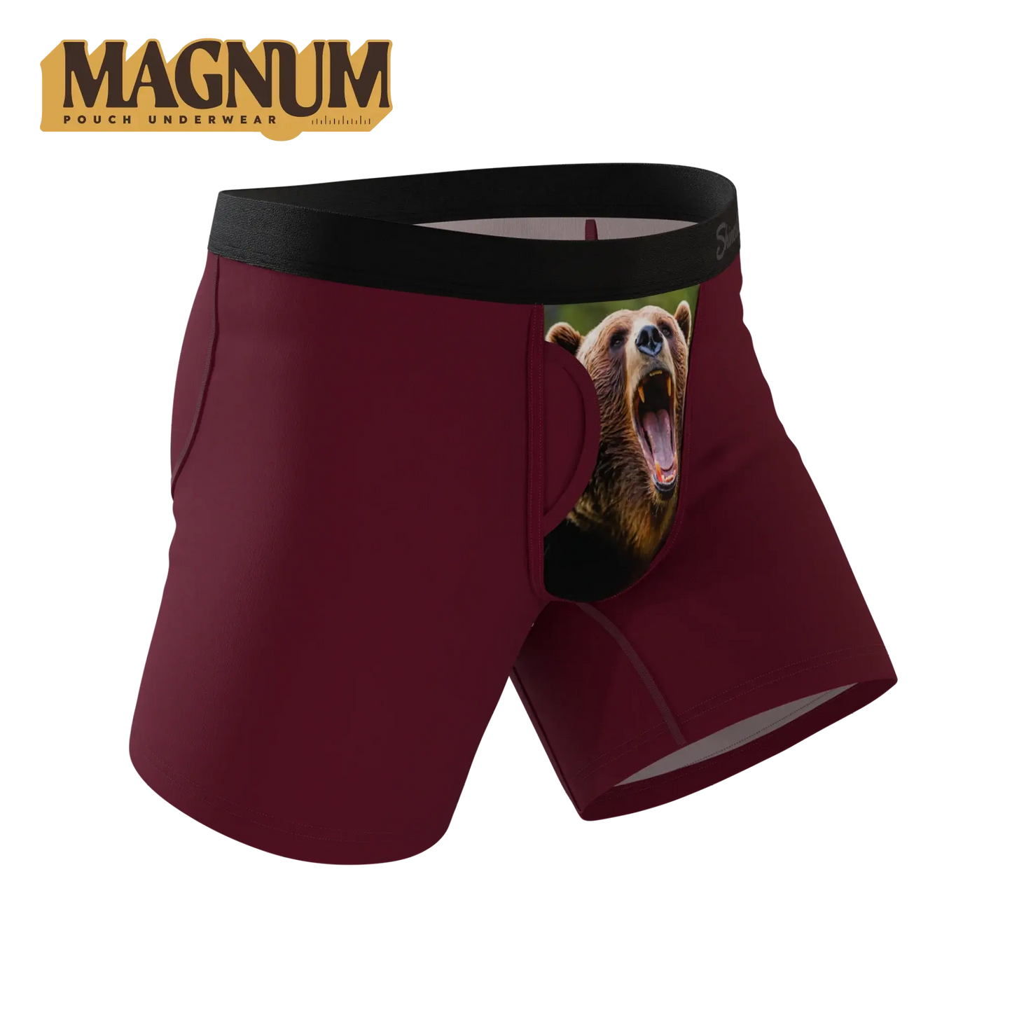 The Scare Bear | Grizzly Bear Ball Hammock® Magnum Big Pouch Underwear - Shinesty - Flyclothing LLC