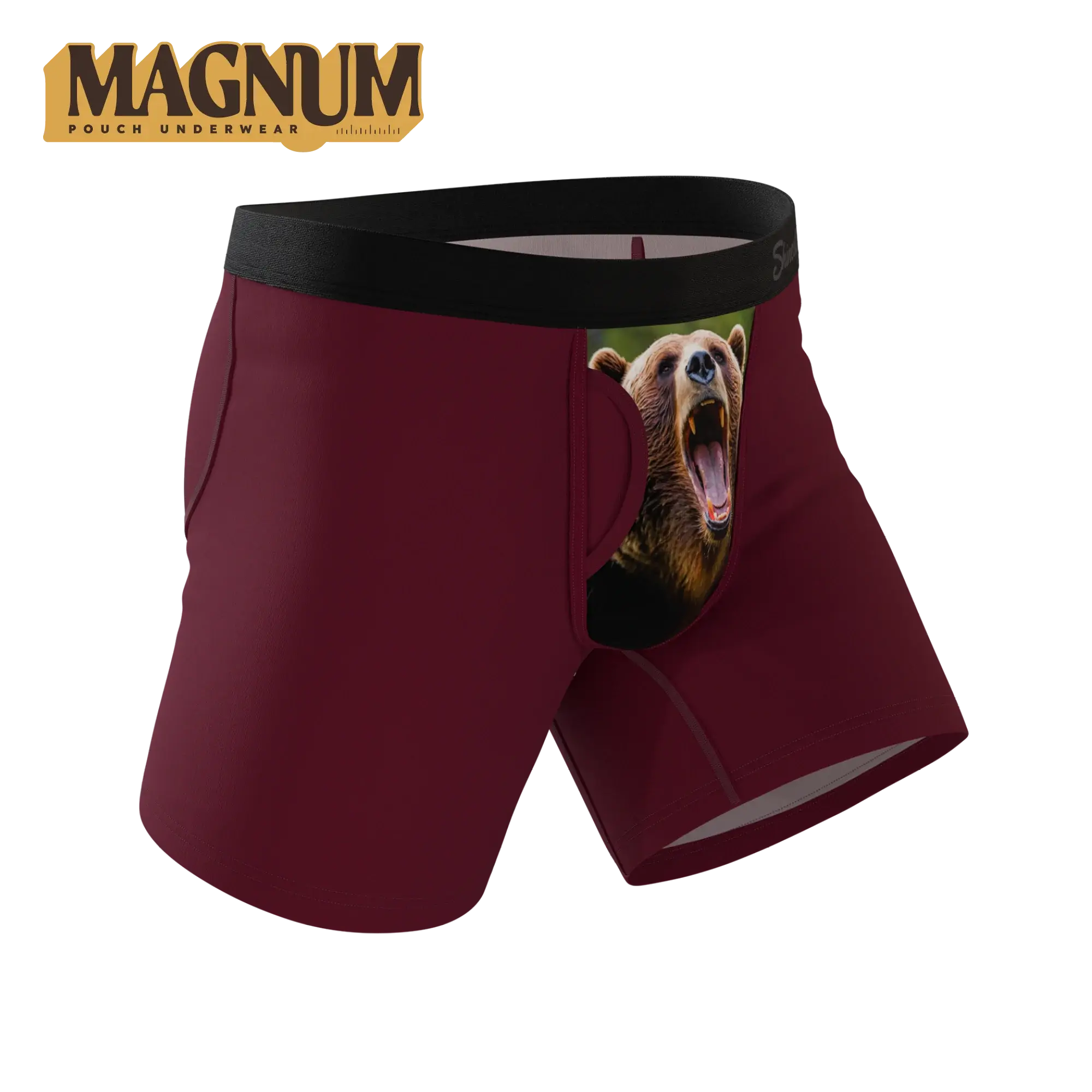 The Scare Bear | Grizzly Bear Ball Hammock® Magnum Big Pouch Underwear - Shinesty - Flyclothing LLC