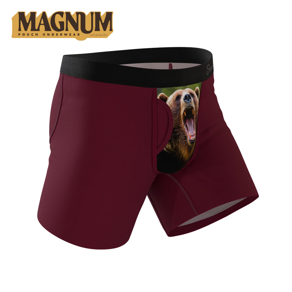 The Scare Bear | Grizzly Bear Ball Hammock® Magnum Big Pouch Underwear - Shinesty - Flyclothing LLC