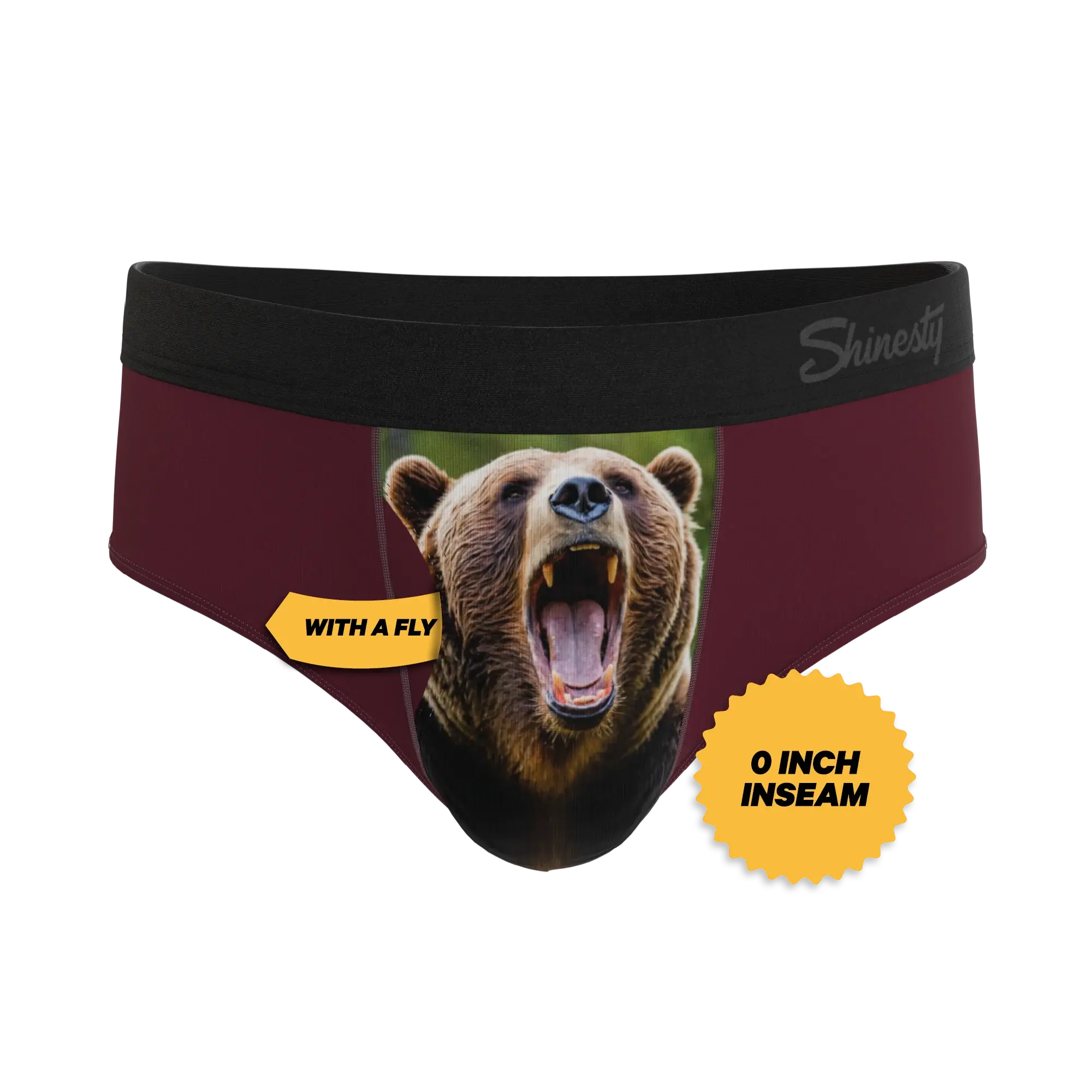 The Scare Bear | Grizzly Bear Ball Hammock® Pouch Underwear Briefs - Shinesty - Flyclothing LLC