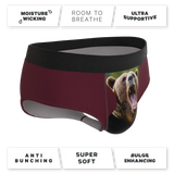 The Scare Bear | Grizzly Bear Ball Hammock® Pouch Underwear Briefs - Shinesty - Flyclothing LLC
