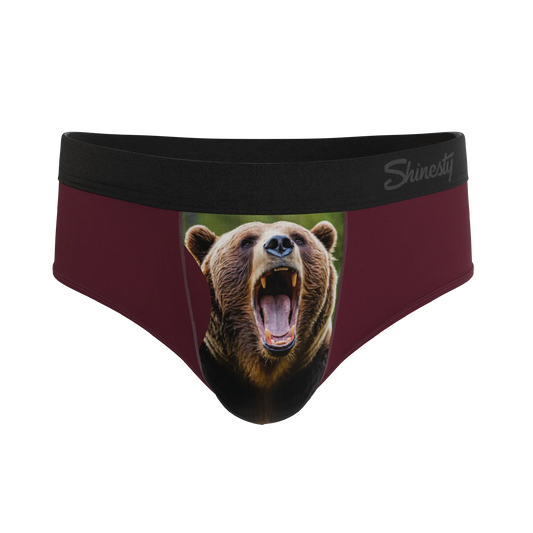 The Scare Bear | Grizzly Bear Ball Hammock® Pouch Underwear Briefs - Shinesty - Flyclothing LLC