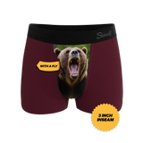 The Scare Bear | Grizzly Bear Ball Hammock® Pouch Trunks Underwear - Shinesty - Flyclothing LLC
