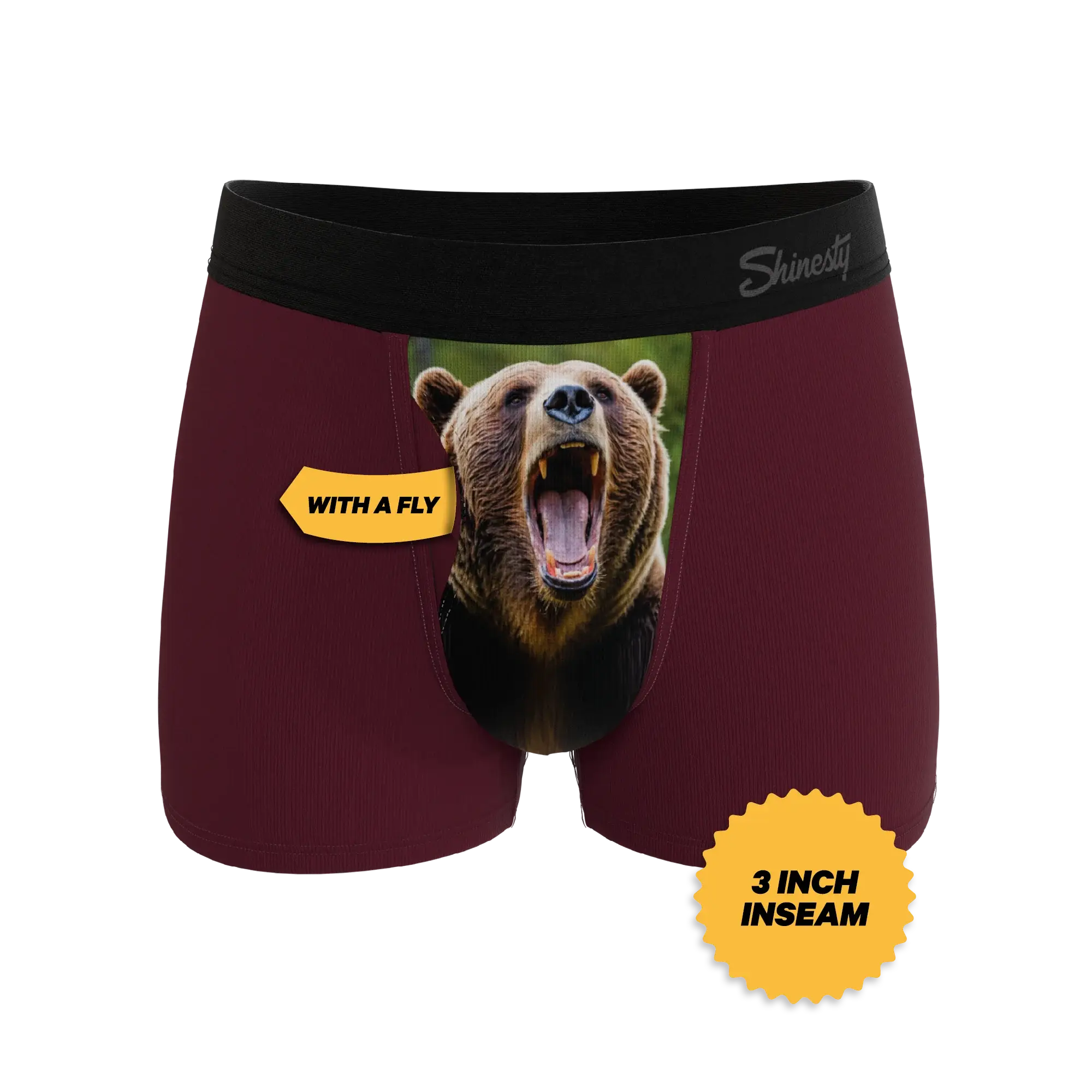 The Scare Bear | Grizzly Bear Ball Hammock® Pouch Trunks Underwear - Shinesty - Flyclothing LLC