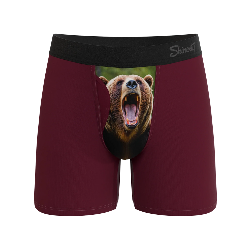 The Scare Bear | Grizzly Bear Ball Hammock® Magnum Big Pouch Underwear - Shinesty - Flyclothing LLC
