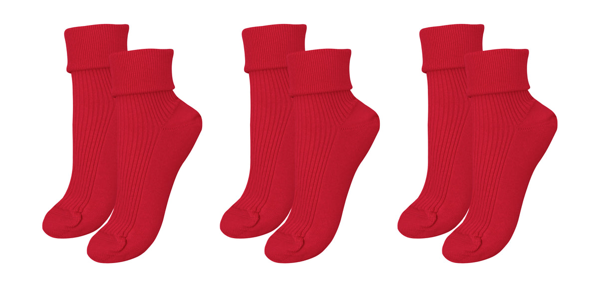tittimitti® Women’s 100% Organic Combed Cotton Socks 3-Pack – Made in Italy - tittimitti - Flyclothing LLC