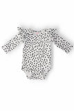 Scattered Dot L/S Flutter Bodysuit - Mila & Rose ®