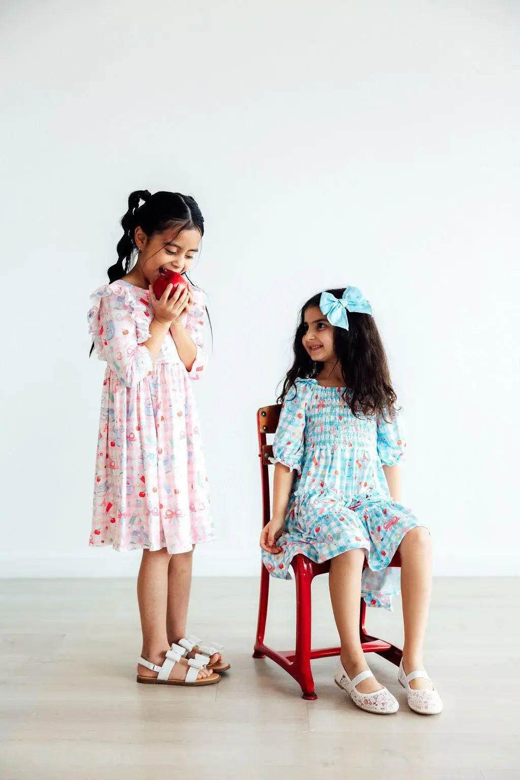 School Days 3/4 Ruffle Twirl Dress - Mila & Rose ® - Flyclothing LLC