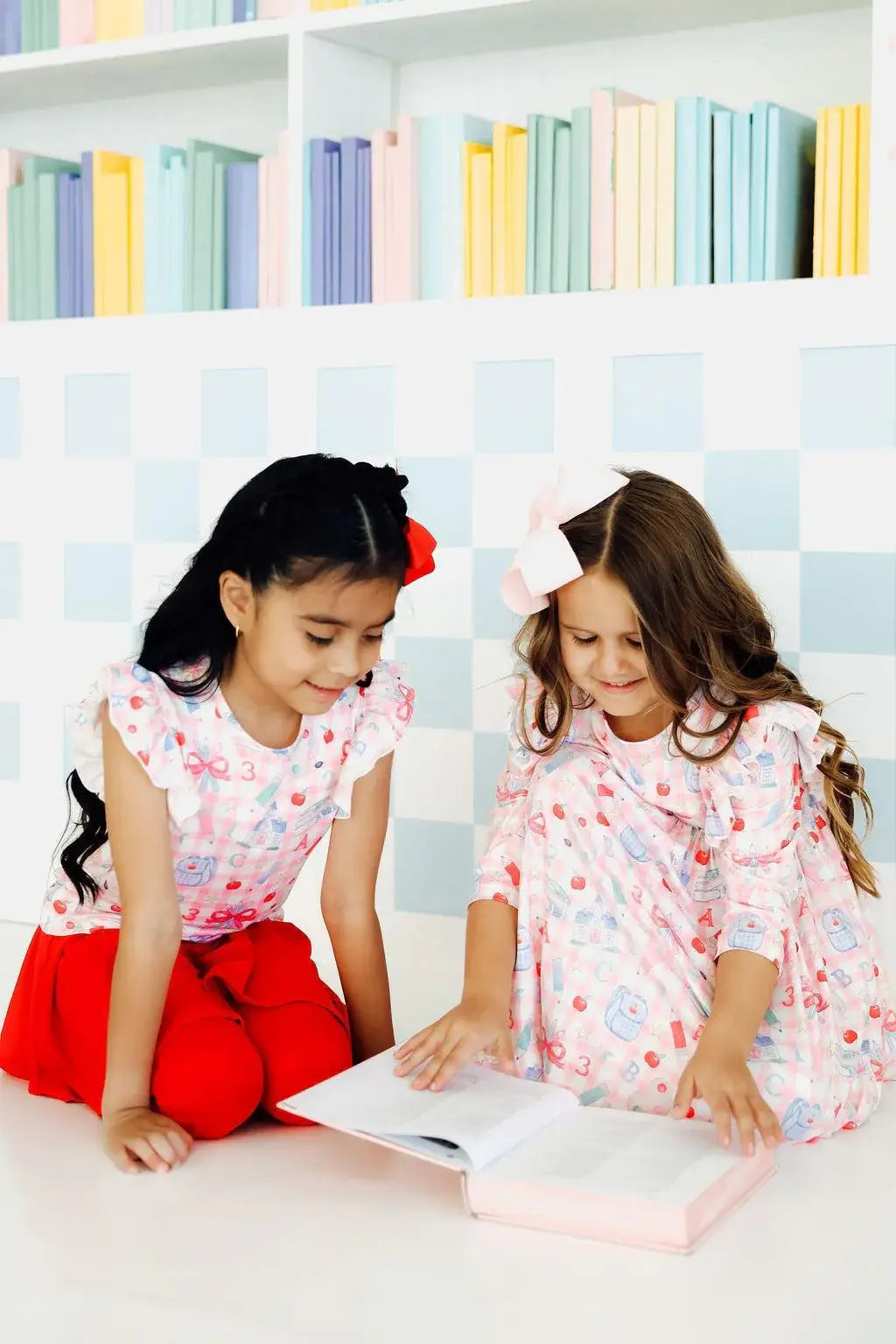 School Days 3/4 Ruffle Twirl Dress - Mila & Rose ® - Flyclothing LLC