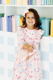 School Days 3/4 Ruffle Twirl Dress - Mila & Rose ® - Flyclothing LLC