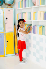 School Days S/S Ruffle Tee - Mila & Rose ® - Flyclothing LLC