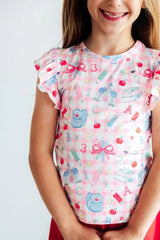 School Days S/S Ruffle Tee - Mila & Rose ® - Flyclothing LLC