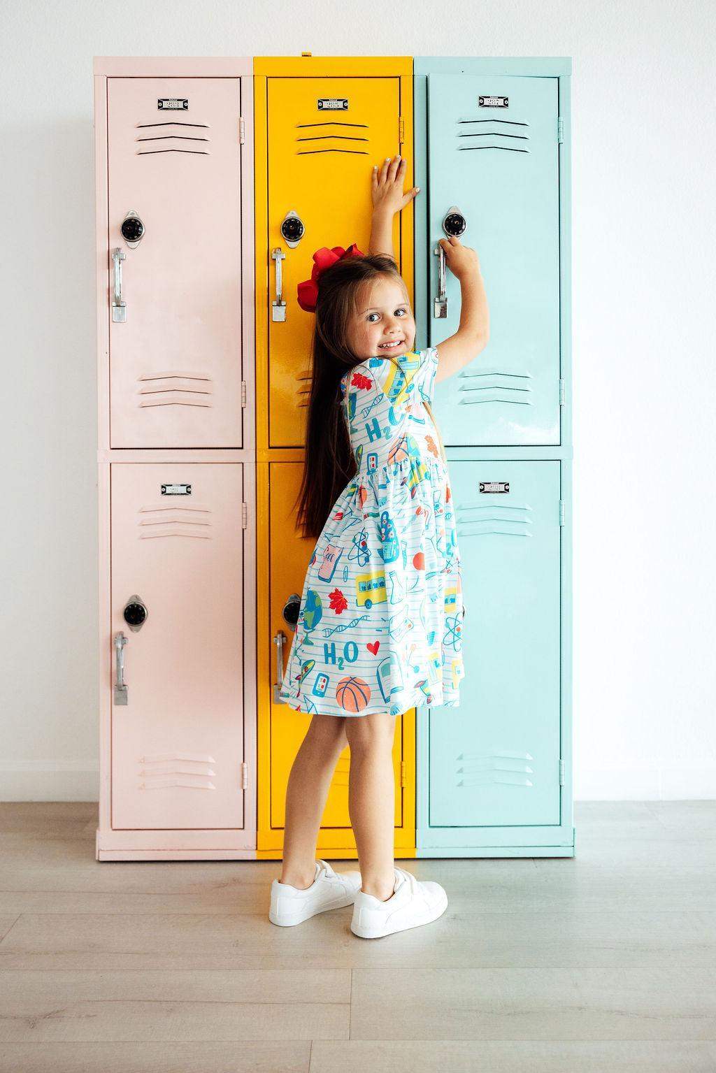 School Rules S/S Pocket Twirl Dress - Mila & Rose ® - Flyclothing LLC