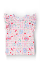 School Days S/S Ruffle Tee - Mila & Rose ® - Flyclothing LLC