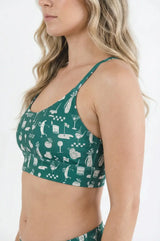 The Mulligan | Green Golf Boob Hammock™ Scoop Bralette - Shinesty - Flyclothing LLC