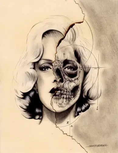 Black Market Art Company Scorched Symmetry Print - Black Market Art Company - Flyclothing LLC