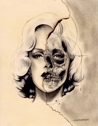 Black Market Art Company Scorched Symmetry Print