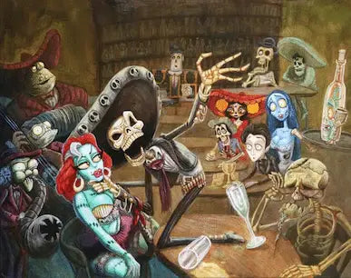 Black Market Art Company Nightmare in the Cantina Print - Black Market Art Company - Flyclothing LLC