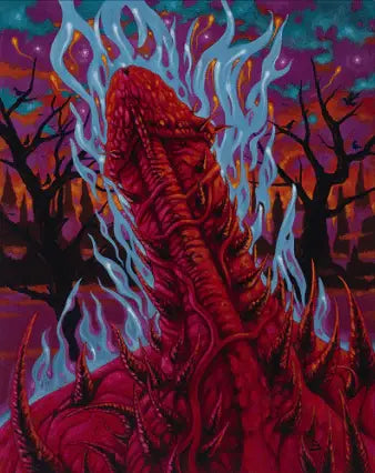 Black Market Art Company Satan& Hot, Burning Cock Print - Black Market Art Company - Flyclothing LLC