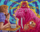 Black Market Art Company Don&# Forget the Eggs Print