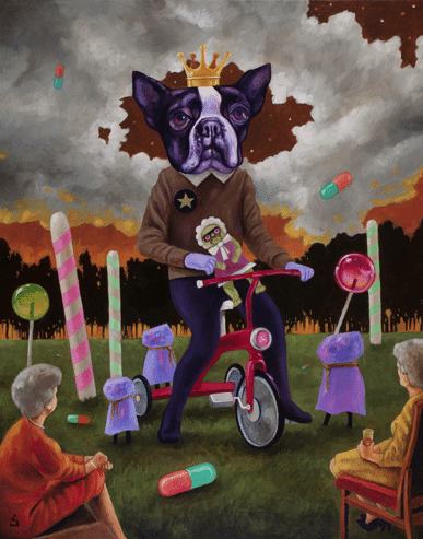 Black Market Art Company The Grand Vizier& Garden Party Print