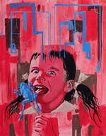 Black Market Art Company Trippin Balls Print