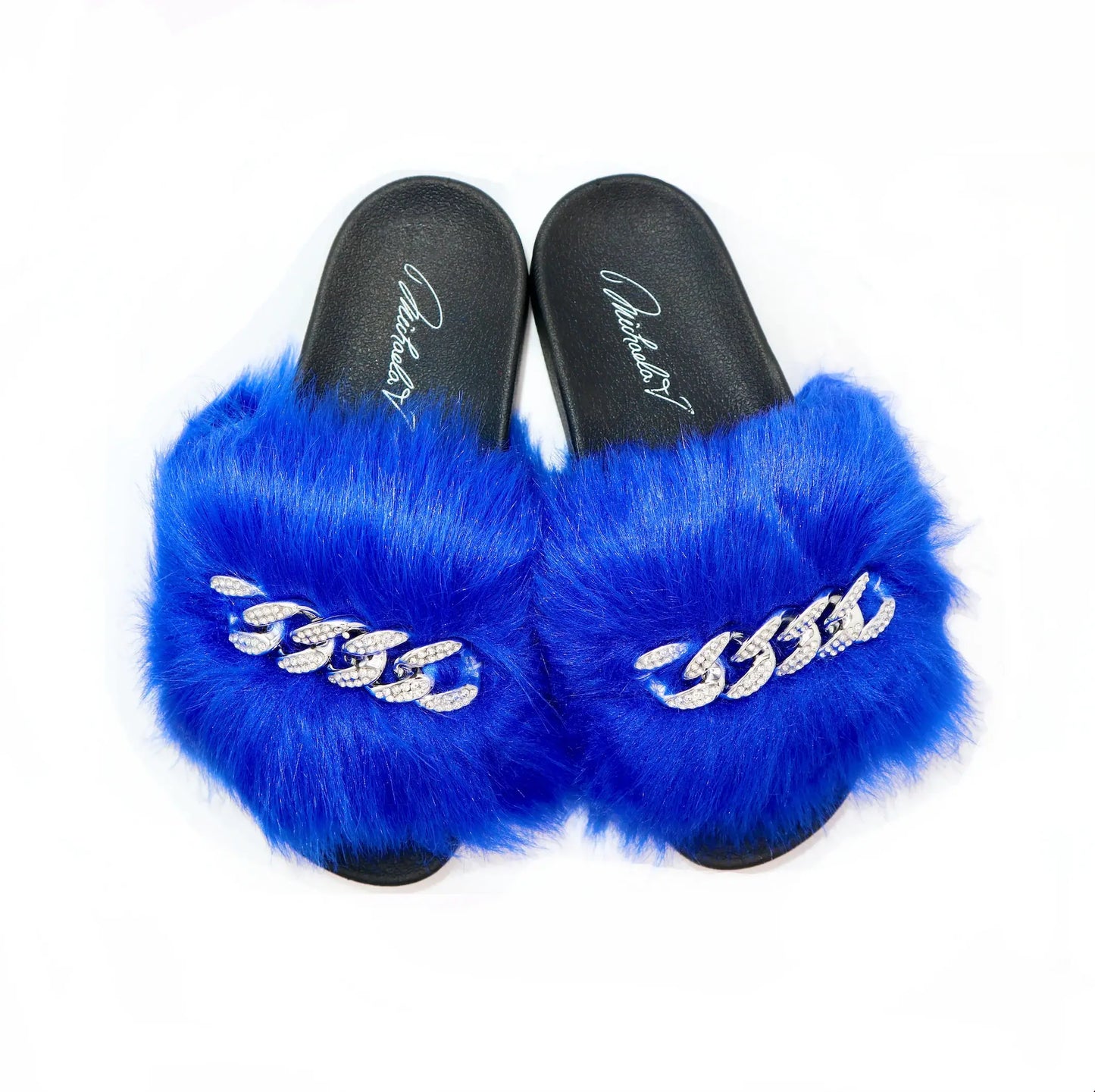 Michaela V Pupa Slippers — Blue - Michaela V - Flyclothing LLC